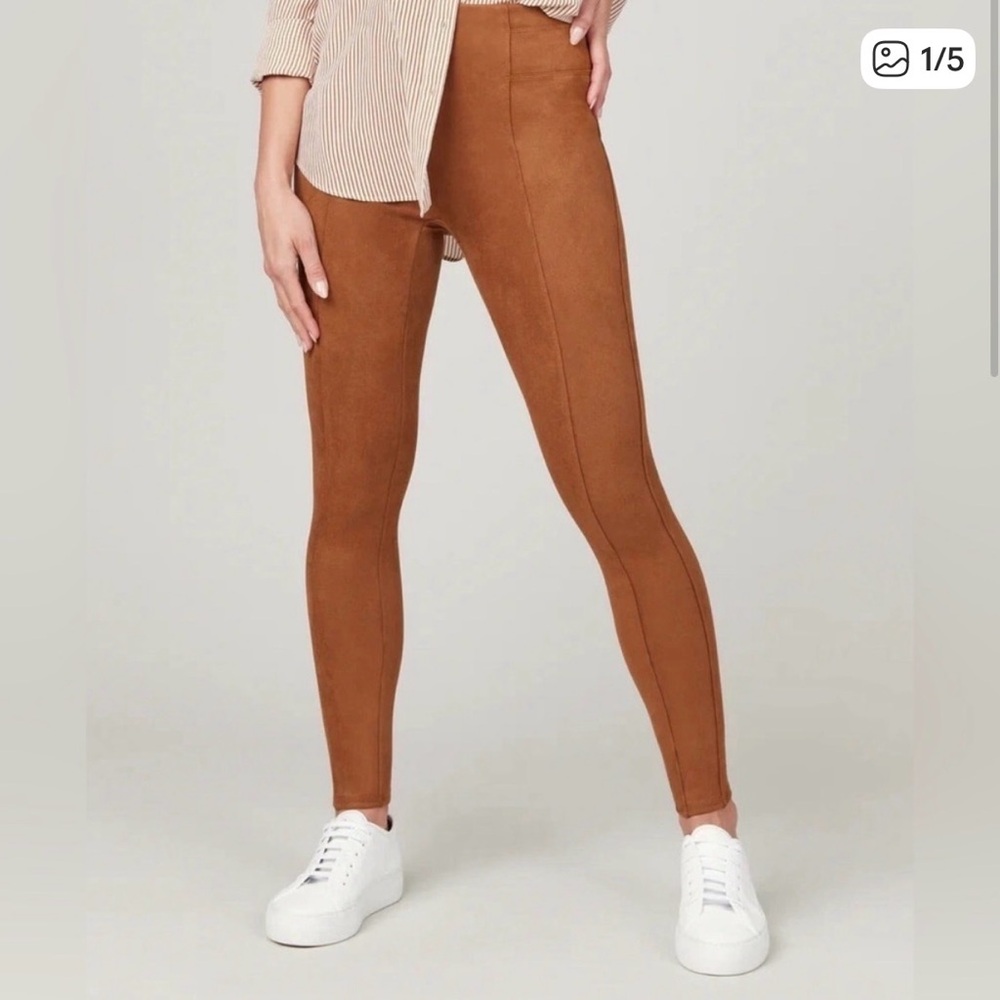 Spanx Faux-Suede Leggings